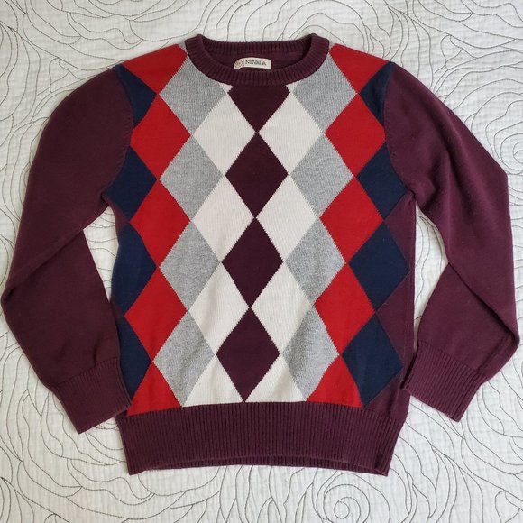 Small [7/8] Nevada Brand Boys Burgundy Sweater - Picture 1 of 5